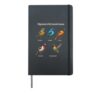 Warbler Migration Is My Favorite Season Gift Hardcover Journal, Black