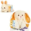 Warm Pals Bunny Microwavable Stuffed Animals, Baby + Full Size Set