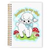 WASGBE Funny Mental Health Spiral Notebook Journal for Women 5.5x8.3
