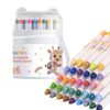 Washable Crayons Set – 36 Twistable Colors | Kids Drawing Kit
