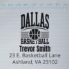 Washington Basketball Banner Self Inking Address Stamp - Housewarming Gift