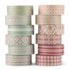 Washi Tape Scrapbook Tape Vintage Floral Style 12 Rolls 15mm Wide × 5m Long