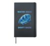 Water Bear Don´t Care I Tardigrade Water Bear Biology Hardcover Journal, Black