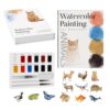 Watercolor Painting Book - Drawing Art Journal, Watercolor Workbook