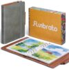 Watercolor Sketchbook A5 (8.3" x 5.8"), 24 Sheets 100% Cotton Hot Press 300GSM 140LB, Refillable Paper with Dual-Sided Consistent Texture, for Watercolor, Gouache, Acrylic & Mixed Media
