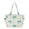 Watercolor Turtle Quilted Tote Bag Women's Large Casual Shoulder Bag