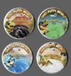 WATERELF 4Pc Dinosaur Slime Putty Kit for Kids, Fidget Sensory Artistic Therapy Putty Toys for Boys Girls Adults, Stress Relief Non-Sticky, KS004#