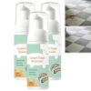 Waterless Carpet Foam Stain Remover,Fast Clean Carpet and Couch Etc (3set)