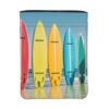 Waterproof Book Sleeve with Zipper & Front Pocket Book Cover Protector
