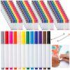 Watersay 576 Pcs Broad Line Markers 4.1inch Vibrant 12 Colors Washable Markers, Assorted Colors, Arts & Crafts Supplies, for Coloring Books & Art Projects for Adult Office Supplies
