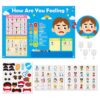 WATINC My Feelings Felt Board Stories Set - Preschool Interactive Toy