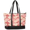 Wave Canvas Laptop Tote Bag for Women, 15.6 Inch Work Bag