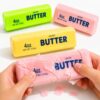 Wax Cracking Butter Squishy, Crunchy Wax & Slow-Rebound PU Fidget Toy, Slow Rising Squeeze Fidget Toy, Stress Durable Slow Rebound Portable Sensory Play (Pink-1pcs)