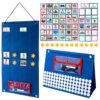 WDMEURO Visual Schedule Chart for Autistic & ADHD Kids, Autism Supplies