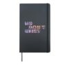 We Don't Exist | Existential Anxiety Sad Boy Hardcover Journal, Black