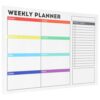 Weekly 12x16 Inch Dry Erase Whiteboard Calendar Sticker PVC