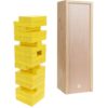 WE Games Wooden Block Stacking Party Game for Adults, Tumble Tower Wedding Guest Book Alternative, Tabletop Games, Includes Storage Case, 12 inches