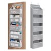 WEIJFRFJ Hanging Closet Organizer Over The Door 5 Tier Hanging Organizer