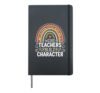 Weird Teachers Build Character Hardcover Journal, Black