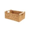 Weirvft Wicker Storage Basket, Woven Shelf Organizer, 15.5x10.8x6.2 Inch