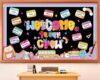 Welcome Back to School Bulletin Board Set Retro Welcome to Our Crew Classroom Bulletin Board Decorations Colorful Name Tag School Theme Cutouts for Home Teacher Office Chalkboard Wall Decor Supplies