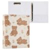 WELLDAY 3 Ring Binders, Teddy Bears Round Ring Binder