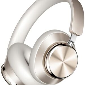 Wentronic Y03 Bluetooth Headphones Wireless Active Noise Cancelling Over Ear Headphones 48 Hours Playtime High Sound Quality 6 EQ Music Mode Headphones with Soft Ear Cushion - Starlight