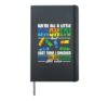 We're All a Little Broken but Broken Crayons Still Colors Hardcover Journal, Black