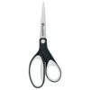 Westcott 8" KleenEarth Soft Handle Scissors, Black/Gray