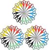 Westcott 8" Straight Stainless Steel Soft Handle Scissors, Assorted Colors, Pack of 45
