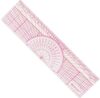 Westcott Engineers' Protractor Ruler, Dual-Scales Cm and Tenths-Inch, Back-to-School, School Supplies, Classroom Supplies, 6-Inch