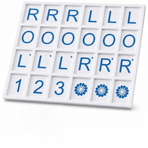 Wetrxily Solo Mahjong Board - Portable Solo Practice Board for Charleston Training & Passing Guide,2026 Mahjong Card Rule Learning Tool for Beginners & Pros,7.3 x 6.3 inch (Blue)