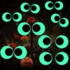 Weysat 8 Pairs 7 Inch Glow in The Dark Halloween Eyes Giant Googly,Spooky