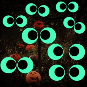 Weysat 8 Pairs 7 Inch Glow in The Dark Halloween Eyes Giant Googly,Spooky