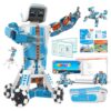 WhalesBot E9 Pro Robot Engineering Building Kit for Educators with 12 Servo Motor Joints, Learn Scratch & Python Programming, STEM Educational Science Kits for Teens Boys & Girls 12-18