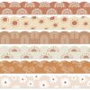 Whaline 82Ft Modern Boho Bulletin Board Borders 6 Designs 72 Pcs Self-Adhesive Retro Floral Daisy Sun Rainbow Trim Border Classroom Decorations for Back to School Office Party Wall Decor