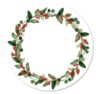 Whaline Christmas Direct Thermal Label Sticker 500Pcs Holly Berry Mistletoe