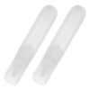 WHAMVOX Refillable Empty Acrylic Paint Pens Smooth and Accurate Ink Flow Plastic Body 2pcs with 8mm White Flat Tip for Wood and Ceramic, for Artistic Projects and Versatile Repairs