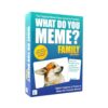 WHAT DO YOU MEME? Family Edition by Relatable,Now with Refreshed Content-Kid Games 8+,Family Games for Kids and Adults,The TikTok Viral Sensation,Includes 300 Caption Cards,108 Photo Cards (Pack of 4)