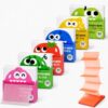 Whimsyard Glitter Sticky Notes, Transparent Glitter Sticky Notes