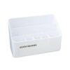 White All in One Desktop Storage Organizer, Desk Caddy Stationary Supplies
