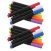 Whiteboard Marker Pens 16pcs Black for Water-soluble Drawing Surfaces