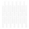 White Currency Bands Paper Money Straps Offset 250pcs Self Adhesive