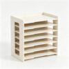 White Desk Folders Shelves,Document Letter Mail Tray Sorter (7-Tier_B)