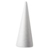 White Foam Cones for Crafts DIY Christmas Tree Floral Centerpiece (30cmX11.5cm)