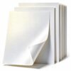 White Shimmer Cardstock Paper, Double‑Sided Pearlescent Paper 8.5x11 Inch