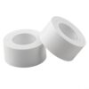 White Vinyl Label Maker Tape 16mm x 4m 2-Pack Scratch