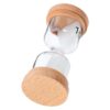 White Wooden 15 Minute Sand Timer Hourglass for Kitchen