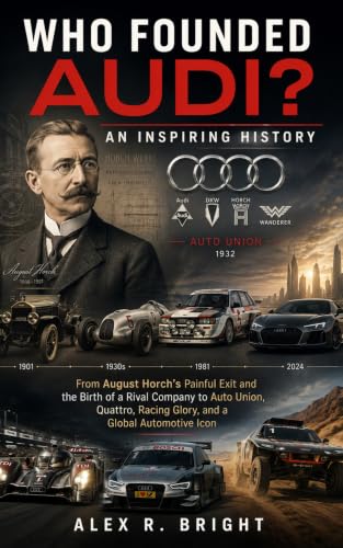 WHO FOUNDED AUDI? AN INSPIRING HISTORY : From August Horch’s Painful Exit and the Birth of a Rival Company to Auto Union, Quattro, Racing Glory, and a ... (DISCOVER SOMETHING NEW EVERYDAY Book 18)