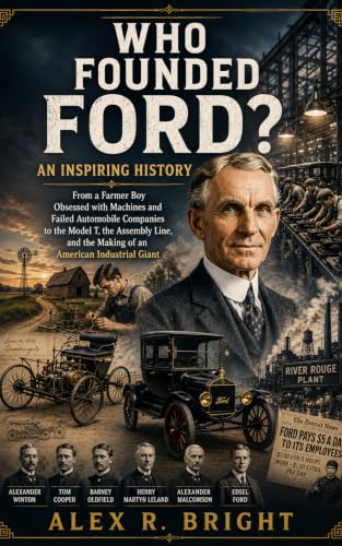 WHO FOUNDED FORD? AN INSPIRING HISTORY : From a Farmer Boy Obsessed with Machines and Failed Automobile Companies to the Model T, the Assembly Line, and ... (DISCOVER SOMETHING NEW EVERYDAY Book 21)